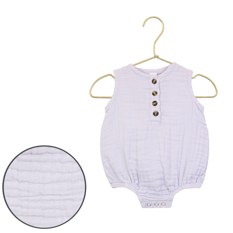 Cloud Muslin™ Bubble Romper - Lilac