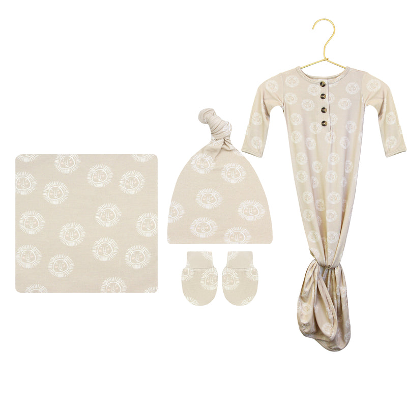 Linus Newborn Hat Bundle (Gown)