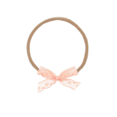 Lace Bow - Mini Ballet Headband