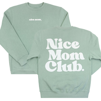 Nice Mom Crew | Seafoam