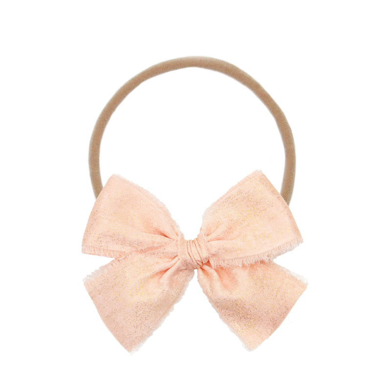 Chiffon Bow - Sorbet Shimmer Headband