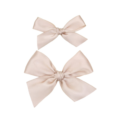 Satin Bow - Primrose Clip