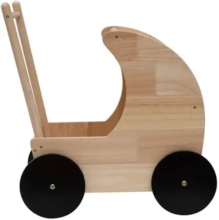 Rubberwood Toy Stroller