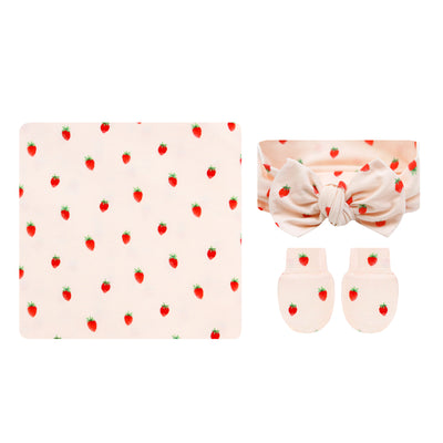 junie strawberry headband bundle product image