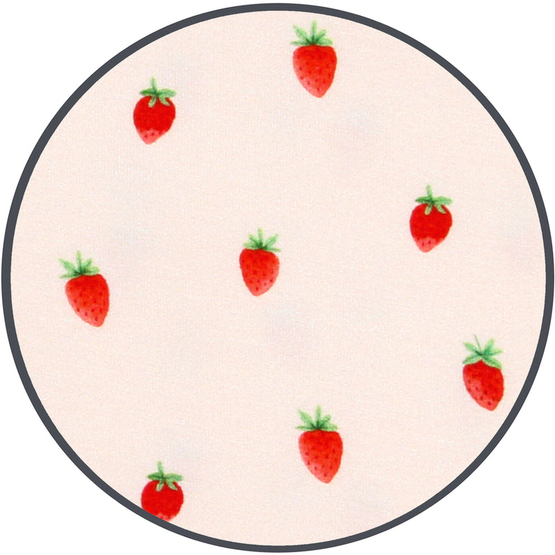 Strawberry Junie print zoom in circle