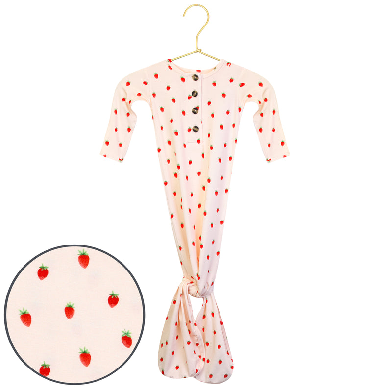 junie strawberry knotted gown product image