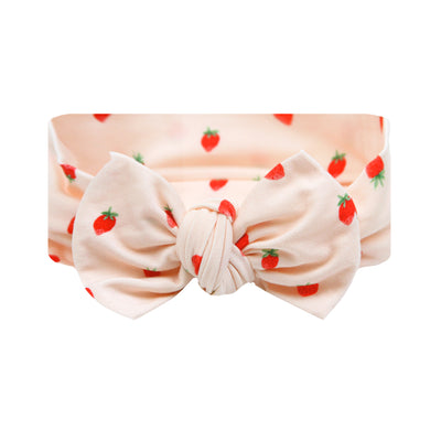 junie strawberry knit headband product image