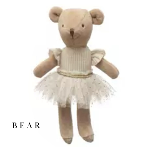 Plush Ballerina Mini Animal