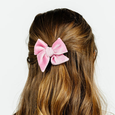 Velvet - Bubblegum Bow Clip