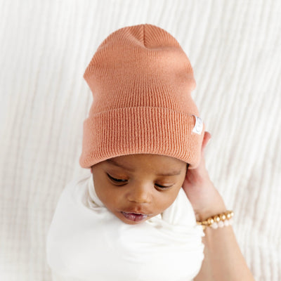 Beanie - Salmon Pink