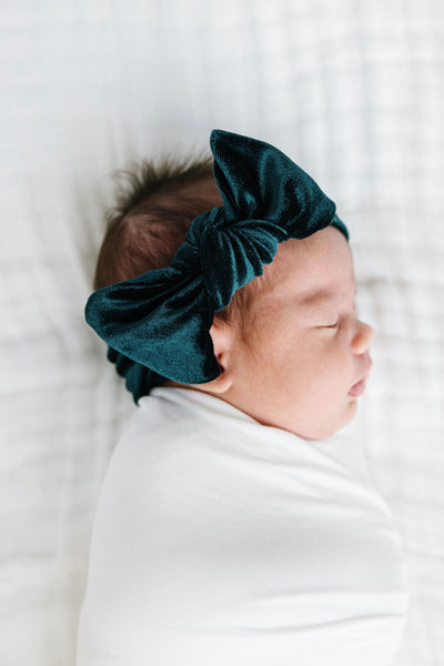 Velvet - Emerald Knot Headband