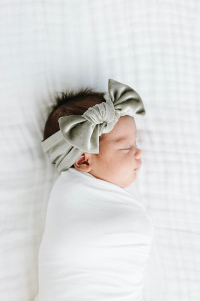 Velvet - Pewter Knot Headband