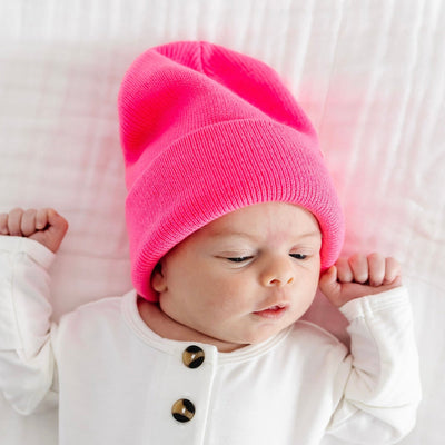 Beanie - Neon Pink