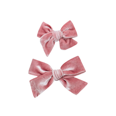 Velvet - Berry Bow Clip