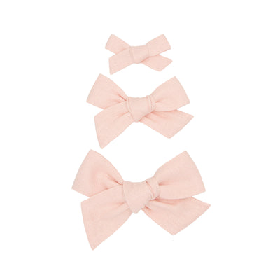 Linen Bow - Ballet Clip