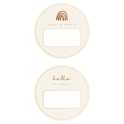 Blank Name Tags - Copper Foil (2 pack)