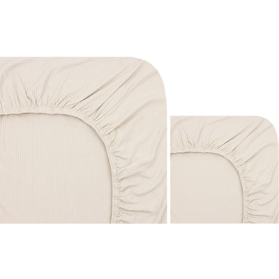 Cove Ribbed Crib Sheet + Changing Pad Cover Pack