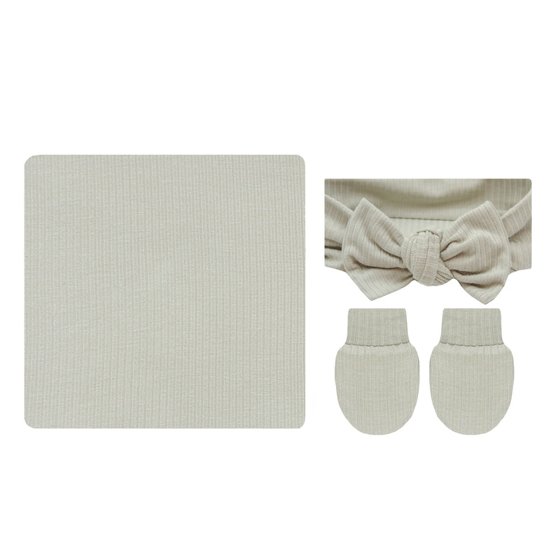 Noah Ribbed Newborn Headband Bundle