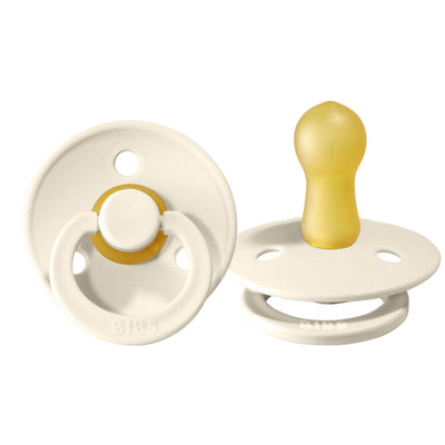 Bibs Pacifier 2 Pack: Ivory