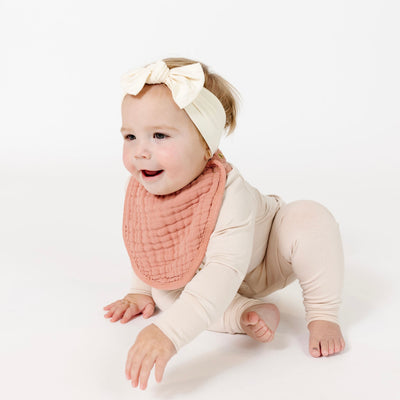 Cloud Muslin™ Bib 2 Pack - Rose