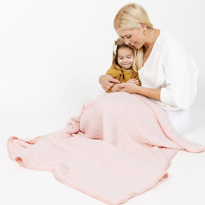 Cloud Muslin™ Quilt - Blush