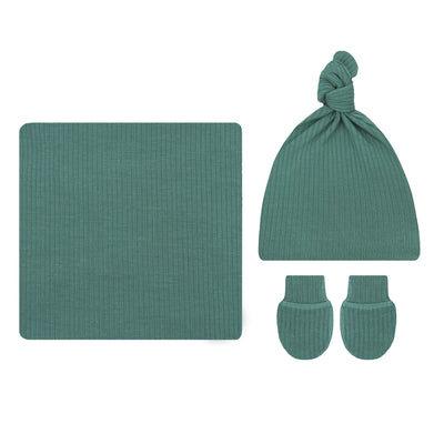 Pierce Ribbed Newborn Hat Bundle