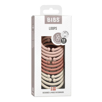 Bibs Loops - Blush / Woodchuck / Ivory