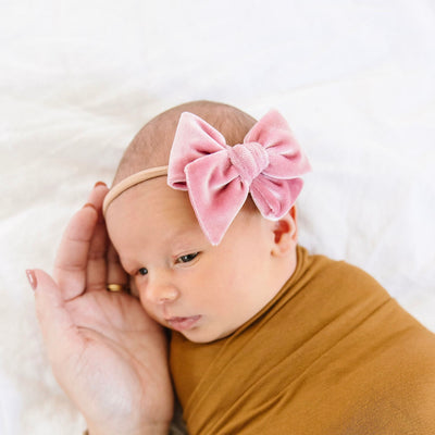 Velvet - Berry Bow Headband